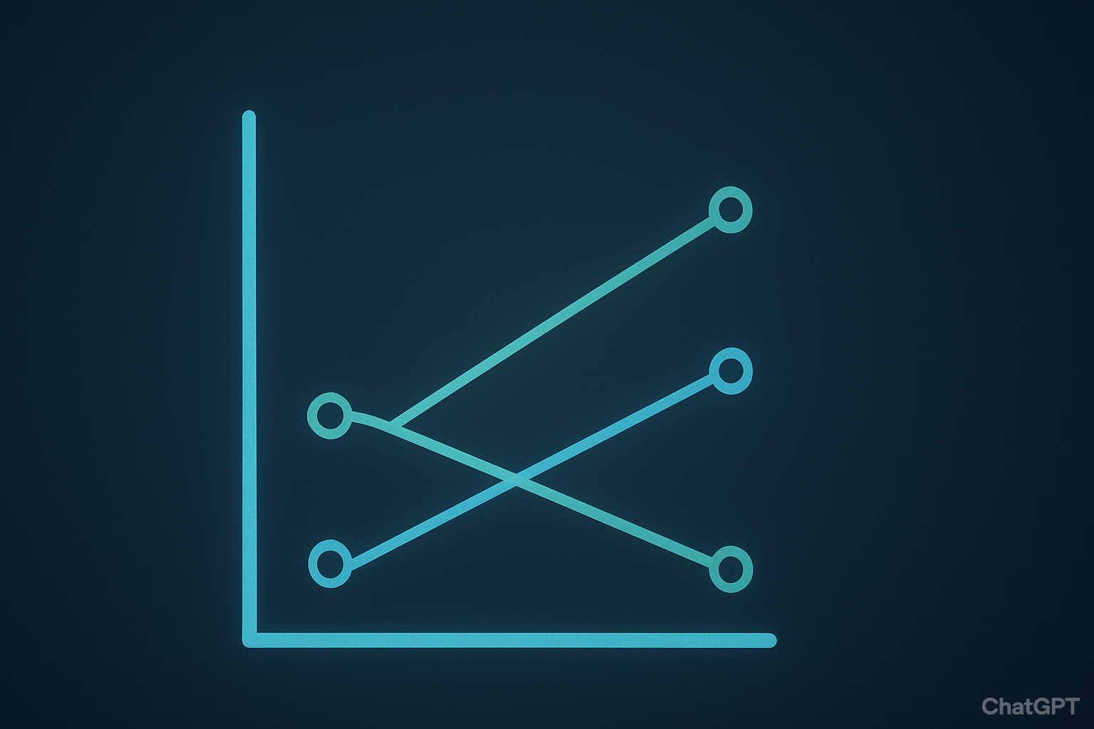 How to build a Slope Chart using Native Visuals in Power BI